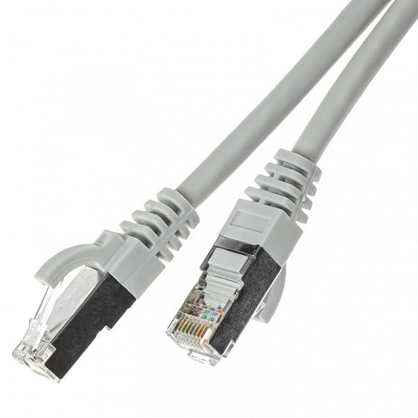 Live Tech Bolt Cat6 FTP Patch Cord 1.5M | 23AWG Ethernet LAN Cable | Dark Gray | PhoenixComputers.in