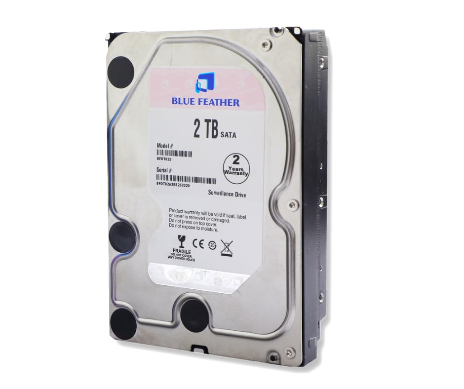 Blue Feather BFDT02S 2TB 3.5 Inch SATA Internal Hard Disk Drive | PhoenixComputers.in
