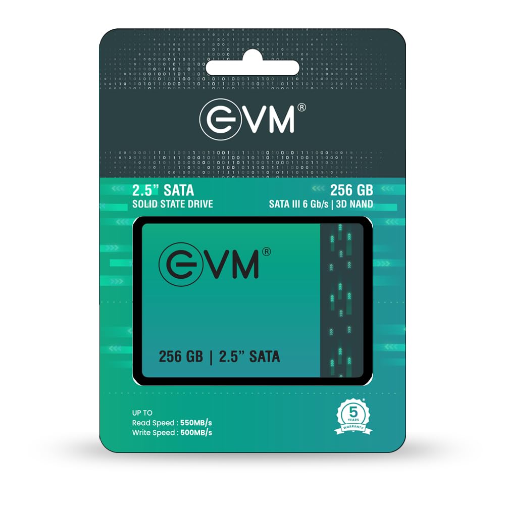 EVM 256GB 2.5 Inch SATA III Internal SSD EVM25/256GB | PhoenixComputers.in