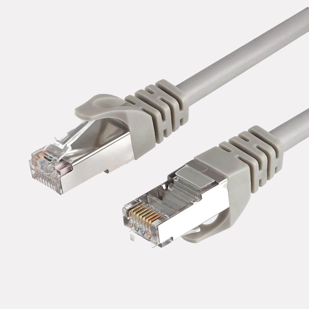 Live Tech Bolt Cat6 FTP Patch Cord 1.5M | 23AWG Ethernet LAN Cable | Dark Gray | PhoenixComputers.in