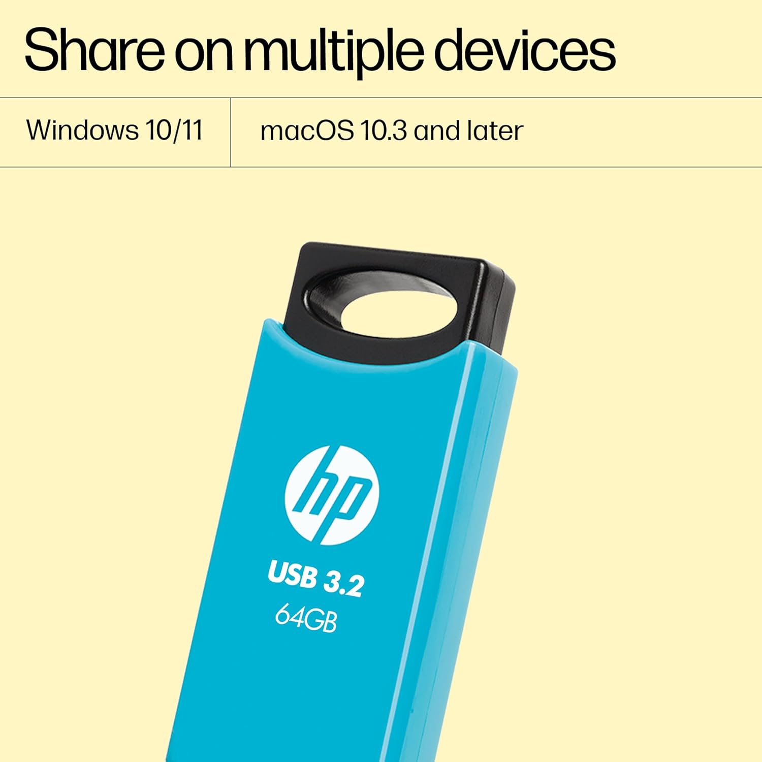 HP 712w 64GB USB 3.2 Flash Drive Blue | PhoenixComputers.in
