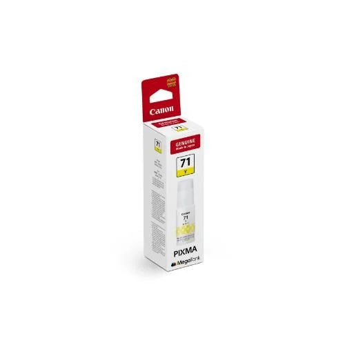 Canon PIXMA GI-71 Ink Bottle – Yellow | PhoenixComputers.in