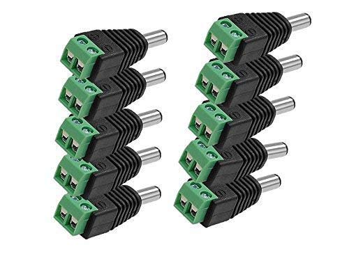 DC Power Male Female Screw Type Connector 5.5x2.1mm for CCTV Camera | PhoenixComputers.in