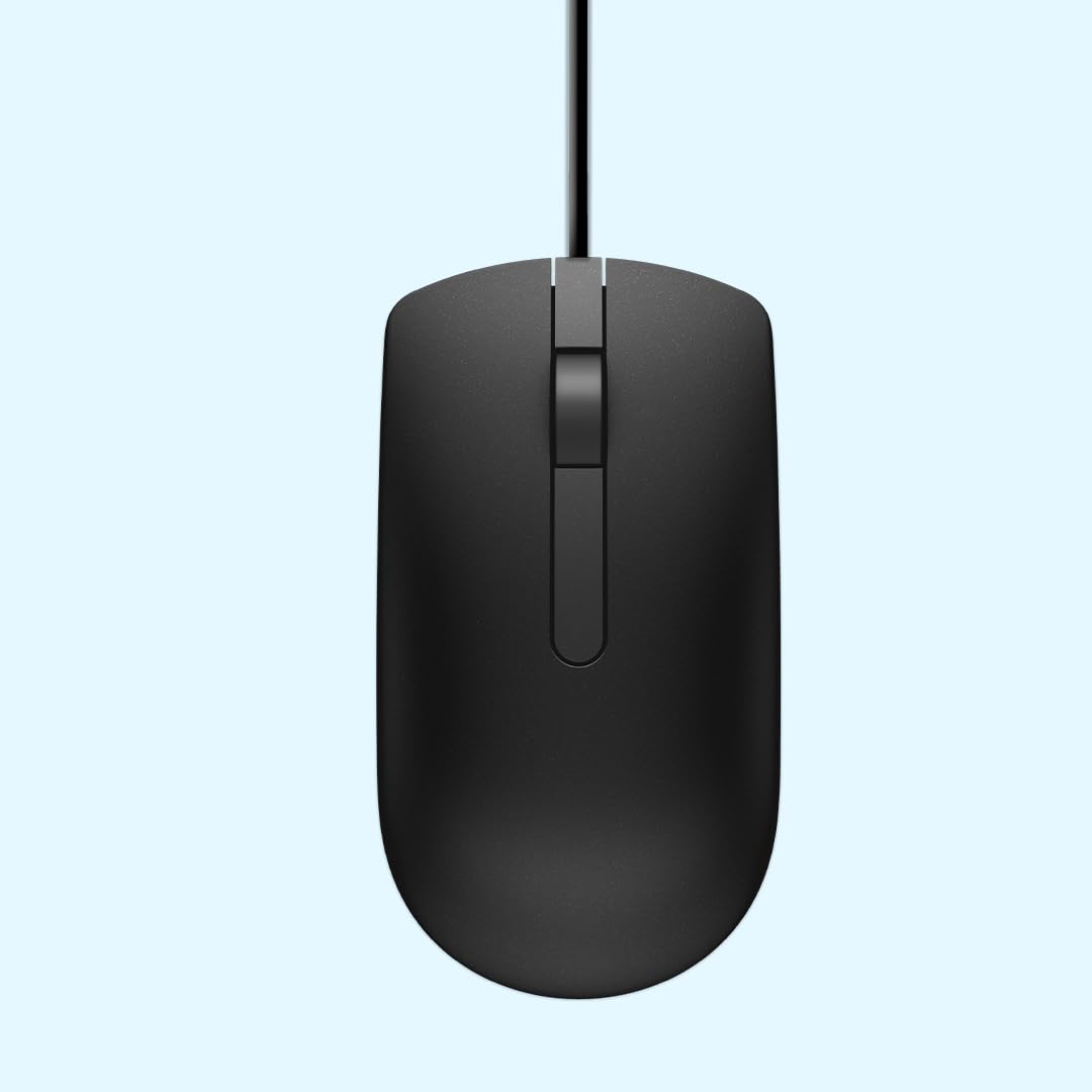 Dell MS116 USB Optical Mouse Black | PhoenixComputers.in