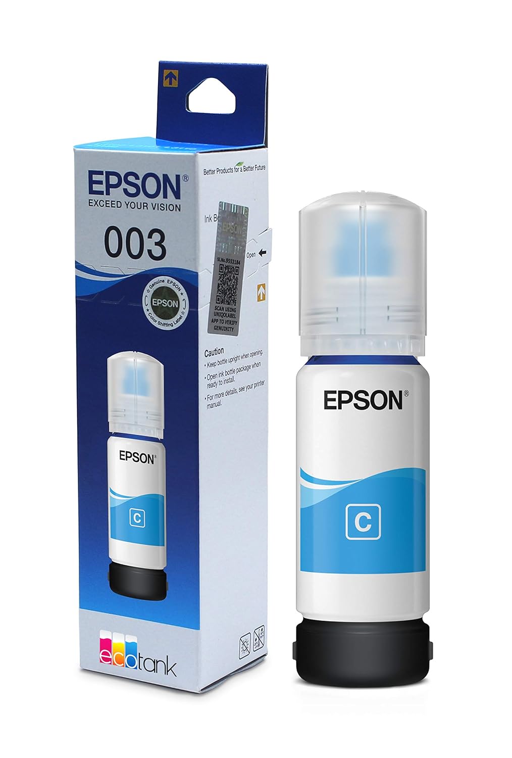 pson 003 Ink Bottle – Cyan