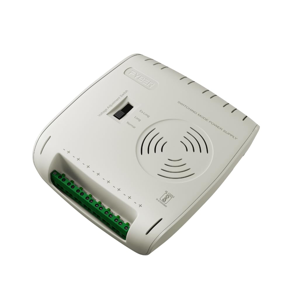 FYBER 12V 8 Channel CCTV SMPS Power Supply | Independent Output Power Supply for HD Analog CCTV Cameras | PhoenixComputers.in