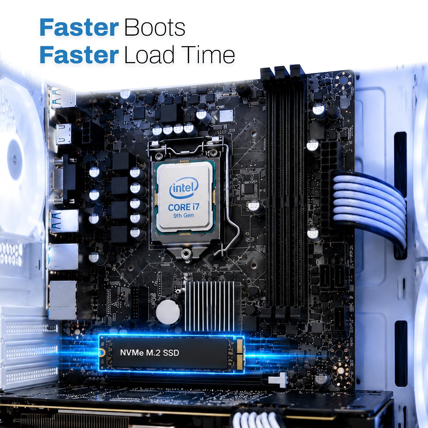 EVM H110 DDR4 Micro-ATX Motherboard | LGA 1151 | Intel 6th & 7th Gen Support | M.2 NVMe | PhoenixComputers.in