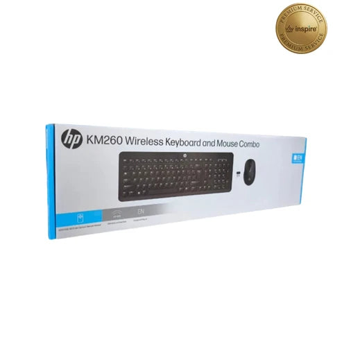 HP KM260 Wireless Keyboard and Mouse Combo with USB Nano Receiver | PhoenixComputers.in