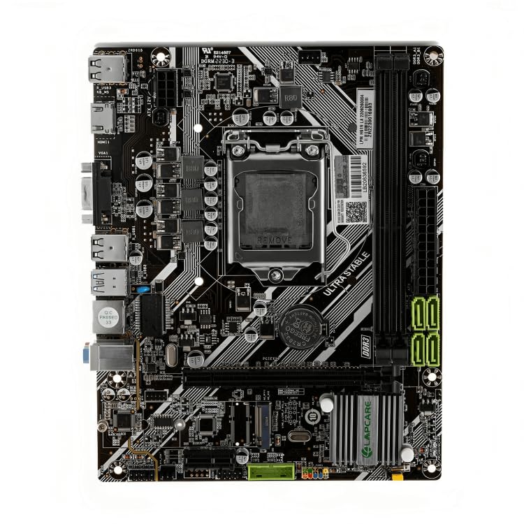 Lapcare H61 DDR3 Micro-ATX Motherboard with M.2 NVMe Slot | LGA 1155 | Supports Intel 2nd & 3rd Gen Processors | PhoenixComputers.in