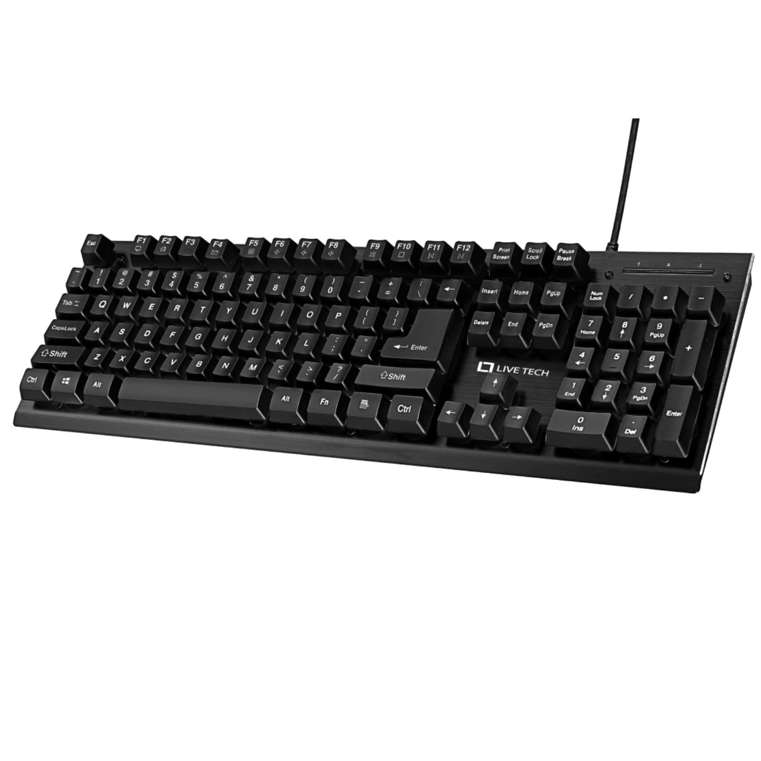 Live Tech KB03 Pro Gaming Keyboard | USB | Full-Size Membrane | Anti-Ghosting | PhoenixComputers.in