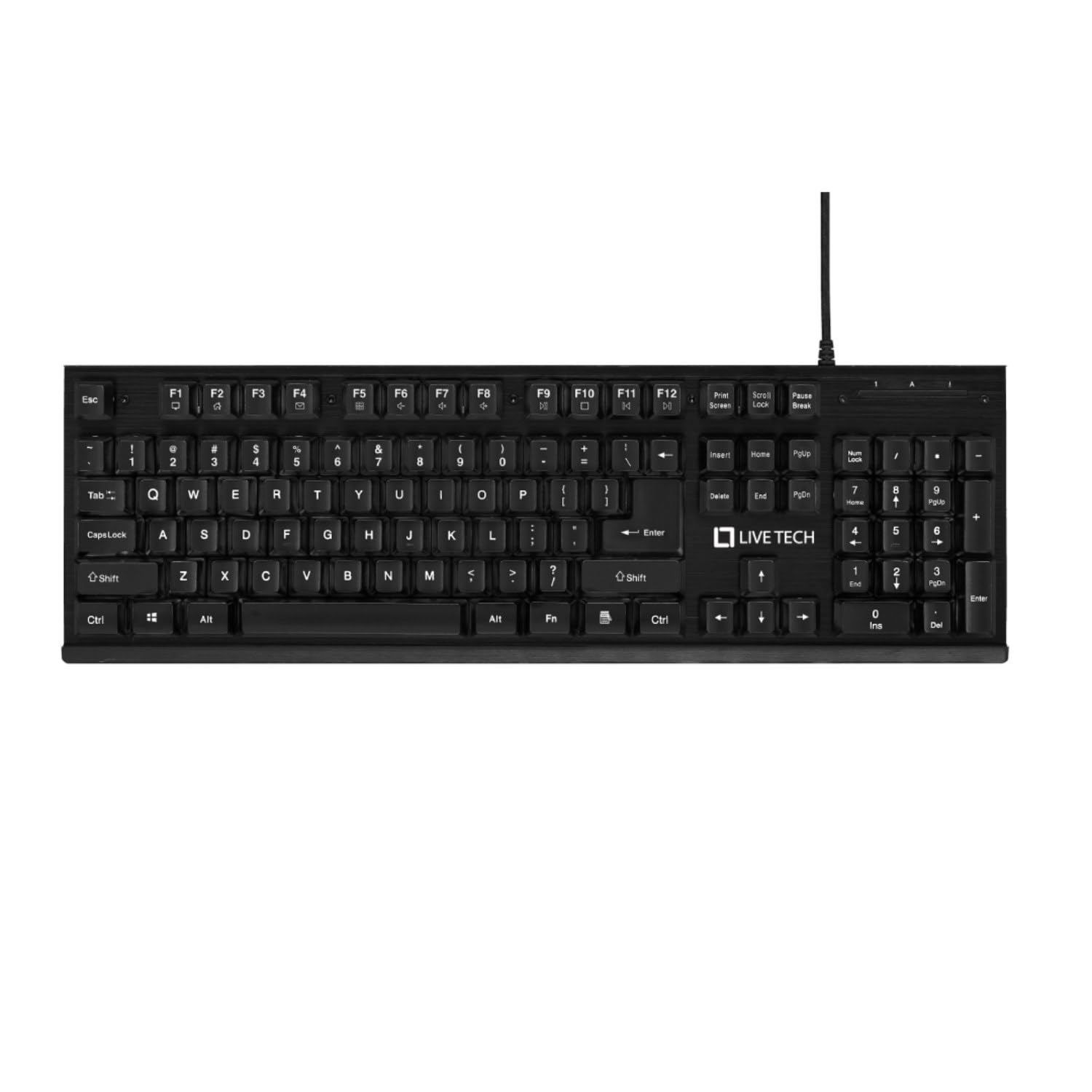 Live Tech KB03 Pro Gaming Keyboard | USB | Full-Size Membrane | Anti-Ghosting | PhoenixComputers.in