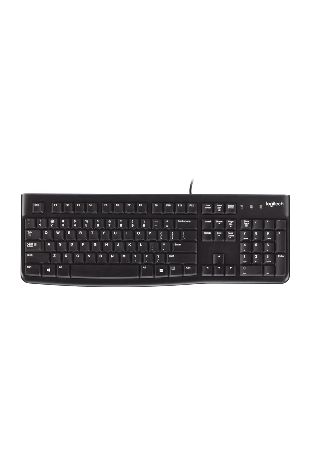 Logitech K120 Wired USB Keyboard | Full-Size | Spill-Resistant | PhoenixComputers.in
