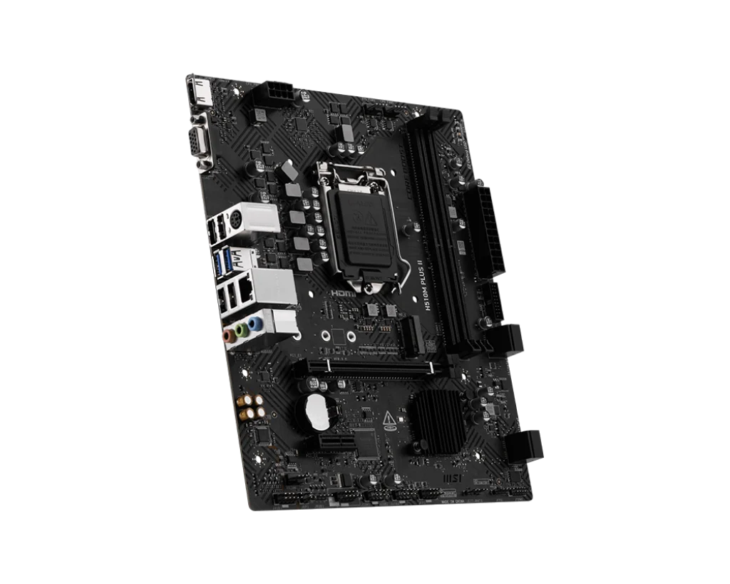 MSI H510M PLUS II Micro-ATX Motherboard | LGA 1200 | Supports Intel 10th & 11th Gen Processors | M.2 NVMe | DDR4 | PhoenixComputers.in