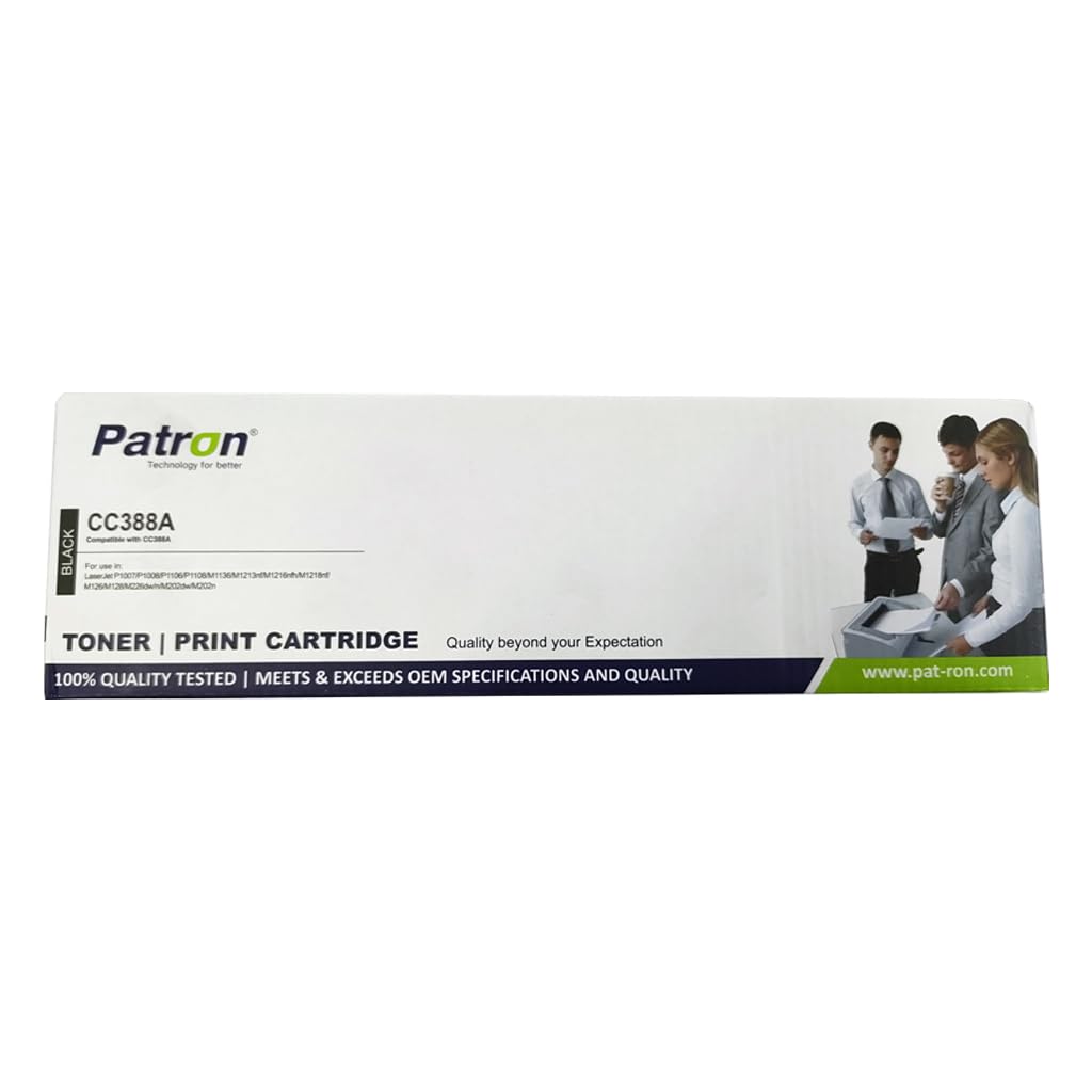 PATRON 88A Compatible Toner Cartridge CC388A for HP LaserJet Printers | PhoenixComputers.in