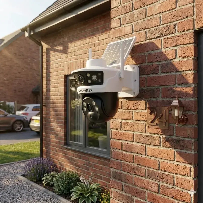 Secure Max SM1009-A 4G Solar Linkage Mini Pan & Tilt CCTV Camera | 3MP HD | Two-Way Audio | PhoenixComputers.in