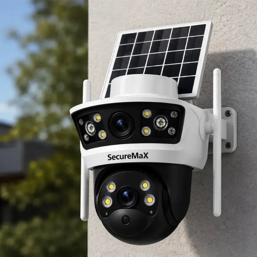 Secure Max SM1009-A 4G Solar Linkage Mini Pan & Tilt CCTV Camera | 3MP HD | Two-Way Audio | PhoenixComputers.in