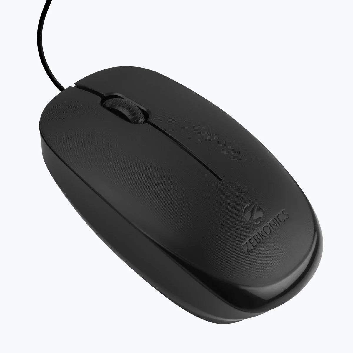 Zebronics Zeb-Power USB Wired Optical Mouse Black 1200 DPI | PhoenixComputers.in